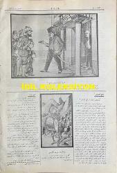 Osmanlıca Karagöz Mizah Dergisi-Gazetesi, Orijinal Dönem Basım, (Ottoman Magazine-Newspaper-Journal Illustré Cara-Gueuz) - 9 Ağustos 1924 - Sayı: 1711 - Hicri: 7 Muharrem 1342 - Rumi: 9 Ağustos 1340 - Karikatür: 