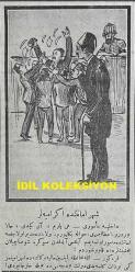 Osmanlıca Karagöz Mizah Dergisi-Gazetesi, Orijinal Dönem Basım, (Ottoman Magazine-Newspaper-Journal Illustré Cara-Gueuz) - 2 Nisan 1924 - Sayı: 1674 - Hicri: 27 Şaban 1342 - Rumi: 2 Nisan 1340 - Bir Bardak Suda Fırtına 