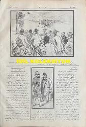 Osmanlıca Karagöz Mizah Dergisi-Gazetesi, Orijinal Dönem Basım, (Ottoman Magazine-Newspaper-Journal Illustré Cara-Gueuz) - 5 Nisan 1924 - Sayı: 1675 - Hicri: 30 Şaban 1342 - Rumi: 5 Nisan 1340 - Karikatür: İstanbul Valisi İyileşti 