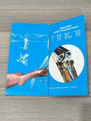 Avsan Çift Kırma Av Tüfekleri – Türkçe Tanıtım Broşürü / Avcılık Efemerası