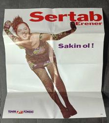 SERTAB ERENER * SAKİN OL! * KASET ( KÜÇÜK POSTER HEDİYELİ)