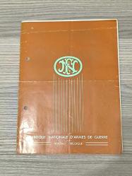 [ÜST DÜZEY NADİR] 1950-60'lar Orijinal FN Herstal Fabrika Ana Ürün Kataloğu - Belçika Baskı