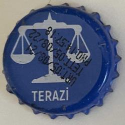 BURÇLAR.TERAZİ GAZOZU KAPAĞI MAVİ ..RESİMDEKİ ÜRÜN