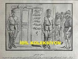 Osmanlıca Karagöz Mizah Dergisi-Gazetesi, Orijinal Dönem Basım, (Ottoman Magazine-Newspaper-Journal Illustré Cara-Gueuz) - 16 Nisan 1924 - Sayı: 1678 - Hicri: 12 Ramazan 1340 - Rumi: 16 Nisan 1340 - Karikatür: Bir Fırkalık Millet Meclisi 