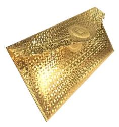 Renkli Altın Varak 100 Dolar baskılı Zarf