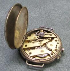 AnTiKa GÜMÜŞ KURMALI KoL SAATİ........ARIZALI