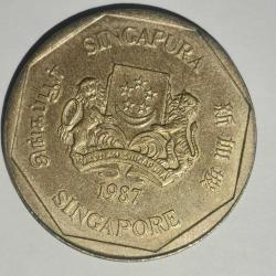 SİNGAPUR  1987  1 DOLAR