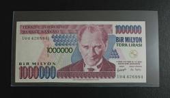 7.EMİSYON U SERİSİ 1.000.000 LİRA ÇİL KONDİSYONDA