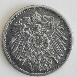 ALMANYA  1918   5 PFENNIG