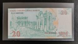 8. EMİSYON NADİR A SERİSİ 20 YTL ÇİL KONDİSYONDA