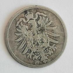 ALMANYA  1874 C   10 PFENNIG