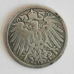 ALMANYA  1893  A    10 PFENNIG