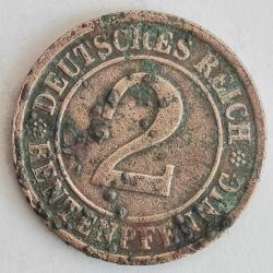ALMANYA  1923 G    2  PFENNIG