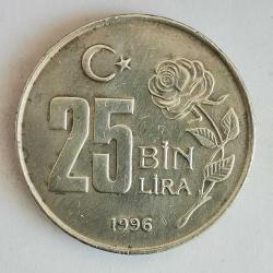 TÜRKİYE  1996   25  BİN LİRA