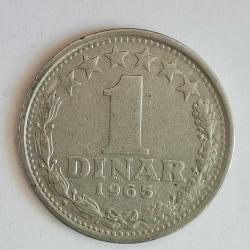 YUGOSLAVYA   1965   1  DİNAR