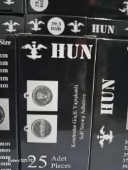 39,5 mm Hun Madeni para Kapama