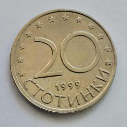 BULGARİSTAN   1999    20  STOTINKA