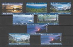 2003 Birleşmiş Milletler (New York) ABD'deki Dünya Mirası Alanları - ABD Milli Parkları Tam Seri MNH