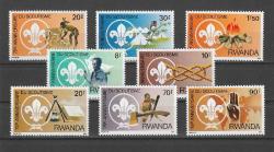 İZCİLİK - 1983 Ruanda İzci Hareketinin 75. Yıldönümü Tam Seri MNH