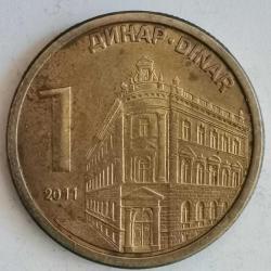 SIRBİSTAN   2011   1  DİNAR