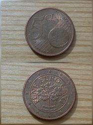 5 EURO CENT  AVUSTURYA (2015)