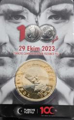 TÜRKİYE CUMHURİYETİ'NİN 100.YILI 5  LİRA 2023