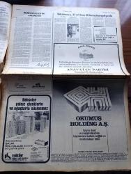 İstanbul Bayram Gazetesi - Turkish Newspaper - 13 Temmuz 1983 - erdek'te çocuklar Cumhurbaşkanı Kenan Evren'in bayramını kutladı fotoğraf - Burhan Felek ve Mustafa Yücel artık aramızda yoklar fotoğraf - İstanbul'da fiyatlar %26 arttı - basın kanunu tasarısı tartışılıyor - sağlık ve Sosyal yardım bakanı Kaya Kılıçturgay  falso yapmayacağız mutlaka başarılı olacağız dedi - Mehmet Ali Ağca'nın papa suikastini soruşturan İtalyan savcı Martella sofya'da - yurt dışından gelen işçiler bayramı hareketlendirdi - kainatın en güzel kızı yeni zelandalı Lorraine Downes - düşünmek anlamak yazan Oktay Akbal - bayram tebrik mesajları - İstanbul bir müzik sarayı kazanıyor - Ajda Pekkan bayramda televizyonda Fotoğrafı - Türkan Şoray Rüçhan Adlı'sız ilk Bayramı geçiriyor - Bülent Ersoy Nazan Şoray Hülya Süer uğur böcekleri Vatan caddesi Lunapark'ta - mikrofon yazan Halit Kıvanç - Devlet tiyatroları 35 yaşında - Grundig - finlandiya'da 200 metrede şampiyon olan bayan atletimiz Semra Aksu fotoğraf