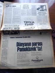 İstanbul Bayram Gazetesi - Turkish Newspaper - 9 Eylül 1984 - ilk basın müzesi inşaatı çemberlitaş'ta hızlandı fotoğraf - Turgut Özal itibarımızın arttığını gördüm - kaçırılan İran uçağında çatışma - teröristleri besleyen Ermeniler belli oldu - 1985 yaz modası şimdiden belli oldu bikini ve tanga gözden düşüyor fotoğraf - Batı Trakya Türkleri Papandreu'ya muhtıra verdi - Ermeni patriği Kalutsyan doğrultumuz devletimizin doğrultusudur dedi - Kıbrıs için Cumhuriyet pazarlığı - Rauf Denktaş ve Kipriyanu ABD'ye gitti - karacaahmet'te bayram ziyafeti fotoğraf - kelle hesabı yazan Tarık Buğra - Türk zaferinin İzmir'de noktalandığı gün 9 Eylül - ulaşım kartı İstanbul'da her araçta geçecek - Yapı Kredi bankası 40. Yılını doldurdu - Söğütlüçeşme tren istasyonu 16 Eylül'de hizmete giriyor - İstanbul'da Dünya Ticaret merkezi kurulacak - Bedrettin Dalan Cidde'den döndü - İbrahim Tatlıses ile Hülya Avşar'ın Ayşem adlı filmi fotoğraf - Fenerbahçe'yi uyuttular - Fenerbahçe antrenörü Veselinoviç