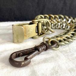 Antika Fransız Subay Kılıç Askı Zinciri