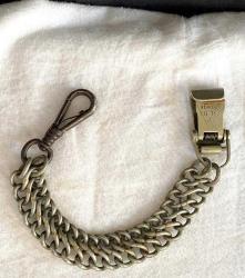 Antika Fransız Subay Kılıç Askı Zinciri