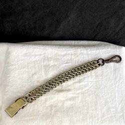 Antika Fransız Subay Kılıç Askı Zinciri