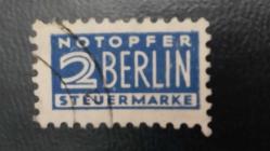 1949 YILI ALMAN İMPARATORLUĞU AMERİKAN İNGİLİZ İŞGALİ TAKSE  DAMGALI  ŞARNİYERSİZ