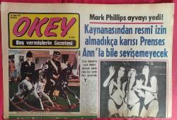 Okey Boş Vermişlerin Gazetesi (19 Kasım 1973) Anuşka, Koreli Televizyon Yıldızları, Karagümrüklü Tarık ve Aydın