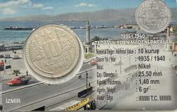1940 Yılı Nikel 10 Kuruş