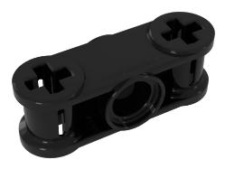 Lego Technic 32184 Çift çapraz Blok 3 bağlamlı Konnektör 1x3 (Siyah)