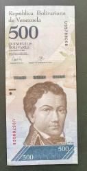 Venezuela 2017 500 Bolivar Çil