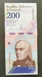 Venezuela 2018 200 Bolivar Çil