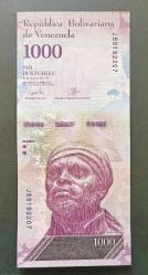 Venezuela 2017 1000 Bolivar Çil
