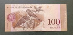 Venezuela 2015 100 Bolivar Çil
