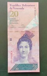 Venezuela 2014 20 Bolivar Çil