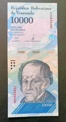 Venezuela 2017 10000 Bolivar Çil