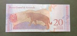 Venezuela 2018 20 Bolivar Çil