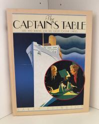 THE CAPTAIN'S TABLE LIFE AND DINING ON THE GREAT OCEAN LINERS