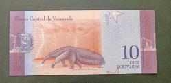 Venezuela 2018 10 Bolivar Çil