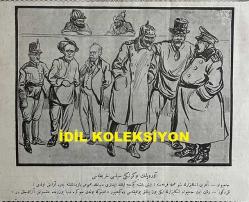 Osmanlıca Karagöz Mizah Dergisi-Gazetesi, Orijinal Dönem Basım, (Ottoman Magazine-Newspaper-Journal Illustré Cara-Gueuz) - 23 Ocak 1924 - Sayı: 1654 - Hicri: 16 Cemaziyelahir 1342 - Rumi: 23 Kanun-i Sani 1340 - Karikatür: Avrupa'nın Bugünkü Siyasi Haritası 