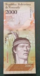 Venezuela 2016 2000 Bolivar Çil
