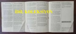 THE WEDDING OF THE PRINCE OF WALES AND THE LADY DIANA SPENCER - PRENSES DIANA ve PRENS CHARLES'IN DÜĞÜNÜYLE İLGİLİ TANITIM BROŞÜRÜ (3 YAPRAK) - 23 x 18 cm EBADINDA - PROMOTIONAL BROCHURE FOR THE WEDDING OF PRINCESS DIANA AND PRINCE CHARLES