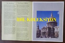 THE WEDDING OF THE PRINCE OF WALES AND THE LADY DIANA SPENCER - PRENSES DIANA ve PRENS CHARLES'IN DÜĞÜNÜYLE İLGİLİ TANITIM BROŞÜRÜ (3 YAPRAK) - 23 x 18 cm EBADINDA - PROMOTIONAL BROCHURE FOR THE WEDDING OF PRINCESS DIANA AND PRINCE CHARLES