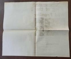 PRENSES DİANA VE PRENS CHARLES'IN HABERİNİN YER ALDIĞI DAİLY EXPRESS GAZETESİNİN ÖZEL EK SAYFASI - A SPECIAL SUPPLEMENT FROM THE DAILY EXPRESS NEWSPAPER FEATURING NEWS ABOUT PRINCESS DIANA AND PRINCE CHARLES. - 46 x 39 cm EBADINDA - KING OF THE WILD FRONTIE... CHARLES IS THE BEST MAN IN TOWN, DIANA TELLS KLONDIKE KATE - ROYAL COUPLE JOIN IN THE FUN AS 1890 SALOON SHOW HAS EVERYONE GASPING - STEVE WOOD