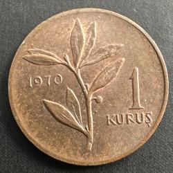 Türkiye 1 Kuruş 1970. Bronz